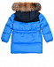 Ярко-синий пуховик с капюшоном Moncler | Фото 2