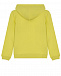 Желтая толстовка-худи с капюшоном Calvin Klein | Фото 2