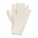 Шерстяные перчатки белого цвета Chobi | Фото 1