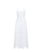 Платье с гипюровыми вставками, белое Charo Ruiz | Фото 1