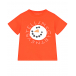 Оранжевая футболка с лого Stella McCartney | Фото 1