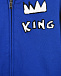 Синяя спортивная куртка с аппликацией &quot;King&quot; Dolce&Gabbana | Фото 3