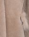 Удлиненная шуба бежевого цвета Ploomlé | Фото 5