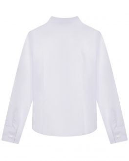 Белая рубашка со стразами на воротнике Dal Lago Белый, арт. R422B 7537 10 | Фото 2