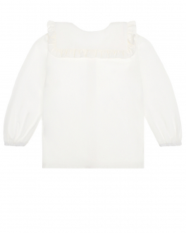 Белая блуза с рюшами Aletta Белый, арт. R220129-58 P809 | Фото 2