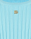Голубой джемпер с логотипом Dolce&Gabbana | Фото 4