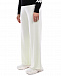 Белые брюки из шерсти мериносов Allude | Фото 8
