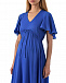 Синее платье с кулиской под грудью Pietro Brunelli | Фото 9