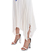 Белая плиссированная юбка с асимметричным подолом Joseph | Фото 7