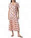Кремовое платье с цветочным принтом Saloni | Фото 3
