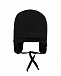 Черная шапка ушанка с меховой подкладкой Chobi | Фото 2