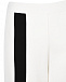 Белые спортивные брюки с черными полосками MRZ | Фото 7