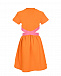 Оранжевое платье с логотипом Fendi | Фото 2