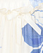 Пижама кремового цвета с синим цветочным принтом AMIKI | Фото 5