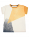 Хлопковая футболка color block Sanetta Pure | Фото 1