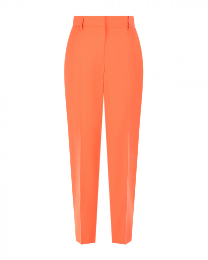 Оранжевые брюки длиной 7/8 MSGM | Фото 1