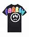 Черная футболка с разноцветным лого Barrow | Фото 2