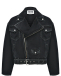 Джинсовая куртка-косуха, черная Mo5ch1no Jeans | Фото 1