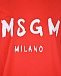 Красное платье-футболка MSGM | Фото 6