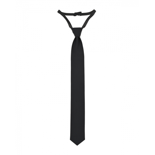 Черный однотонный галстук Prairie | Фото 1