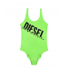 Зеленый купальник с логотипом Diesel | Фото 1