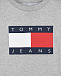 Серая футболка с логотипом Tommy Hilfiger | Фото 3