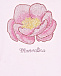 Розовая толстовка с цветком из стразов Monnalisa | Фото 3