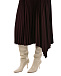 Плиссированная юбка бордового цвета Joseph | Фото 7