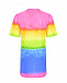 Платье-футболка с радужным принтом Stella McCartney | Фото 2