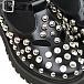 Кожаные туфли с металлическими заклепками Burberry | Фото 6