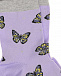 Сиреневые носки с принтом &quot;бабочки&quot; Story Loris | Фото 2