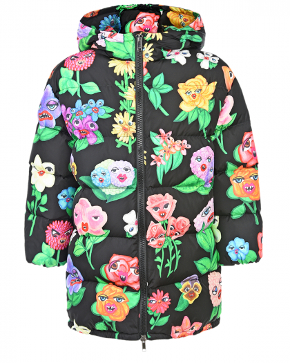 Куртка с цветочным принтом GUCCI | Фото 1