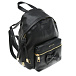 Черный рюкзак с бантом, 21х8х27 см Monnalisa | Фото 2