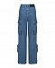 Синие джинсы карго ALINE | Фото 3
