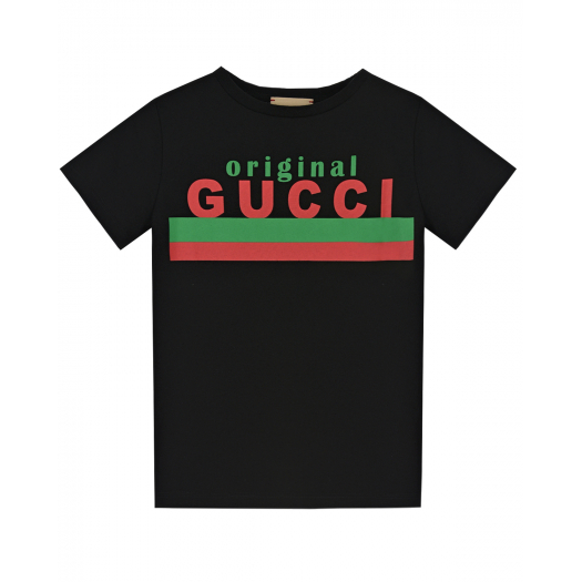 Черная футболка GUCCI | Фото 1