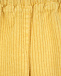 Желтые шорты из вельвета IL Gufo | Фото 3