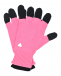 Розово-черные перчатки Il Trenino | Фото 1