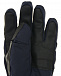 Темно-синие перчатки с манжетом на молнии Poivre Blanc | Фото 4