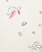 Футболка кремового цвета с принтом &quot;черепашки&quot; Sanetta Kidswear | Фото 3