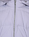 Сиреневая куртка с меховой отделкой на капюшоне Diego M | Фото 7