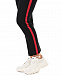 Черные спортивные брюки для беременных с лампасами Pietro Brunelli | Фото 8