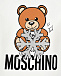 Белый свитшот с оборкой Moschino | Фото 3
