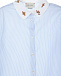 Голубая рубашка в тонкую полоску GUCCI | Фото 3