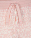 Спортивные брюки со сплошным лого, розовые Dolce&Gabbana | Фото 3