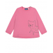 Розовый свитшот с вышивкой &quot;кот&quot; Sanetta Kidswear | Фото 1