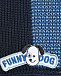 Синяя шапка с нашивкой &quot;Funny Dog&quot; Joli Bebe | Фото 3
