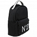Черный рюкзак с белым логотипом, 36x29x11 см No. 21 | Фото 2