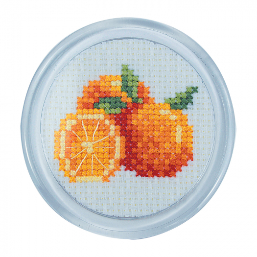 Набор RTO для вышивания &quot;Магнит-апельсины&quot; 5,5 см  | Фото 1