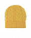 Желтая шерстяная шапка с отворотом Moncler | Фото 2
