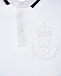 Белая футболка-поло с вышитым логотипом Dolce&Gabbana | Фото 3